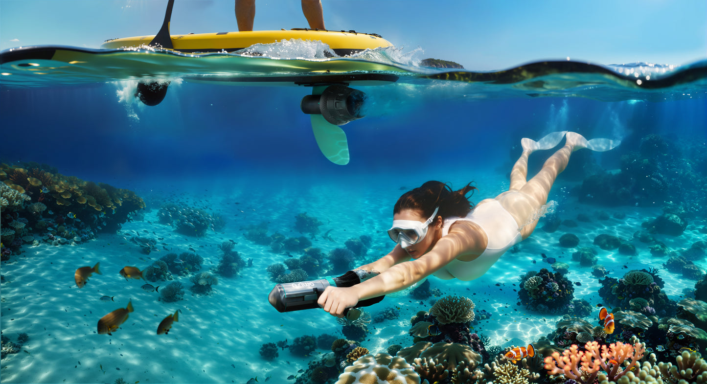 ASIWO U1 Ultimate 2-in-1 Universal Underwater Scooter