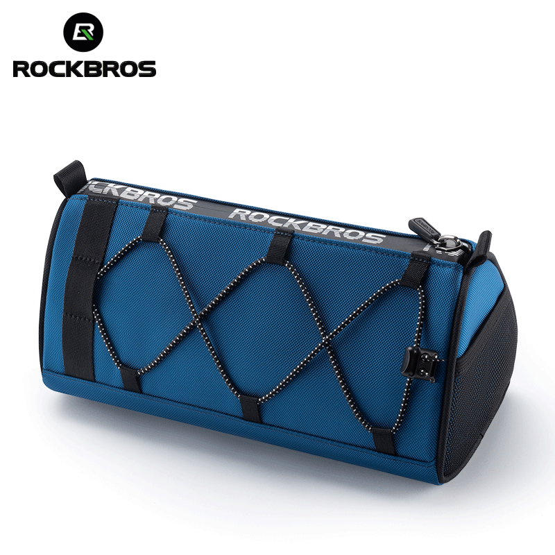 ROCKBROS Bicycle Front Handlebar Bag 1.5L Reflective MTB Road Bike Cycling Bag