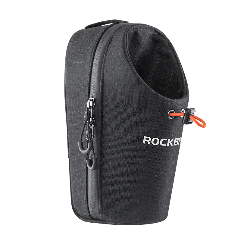 ROCKBROS Bicycle Handlebar Bag 1.5L Water Bottle Bag Folding Bike Front Bag