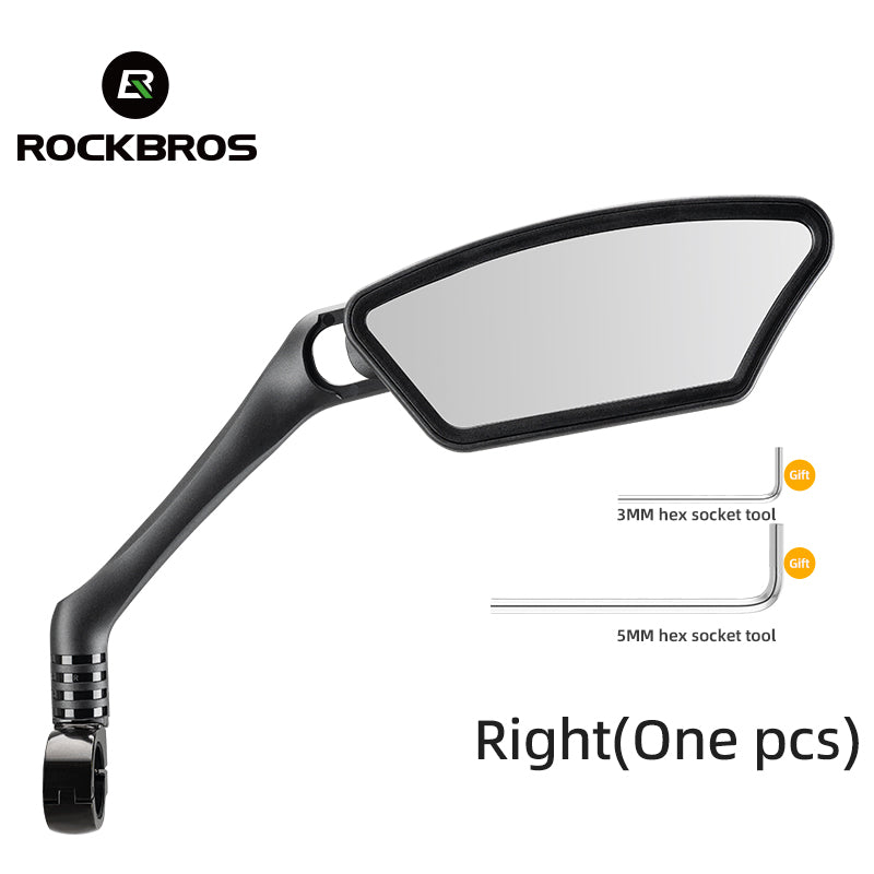 ROCKBROS Bicycle Cycling Rearview Mirror 360° Rotatable Bike Handlebar Mirror