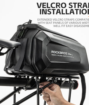 ROCKBROS Hard Shell Bike Trunk Bag