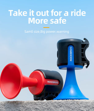 ROCKBROS Bicycle Bike Electronic Horn 120dB Cycling Bell Alarm Ring Waterproof