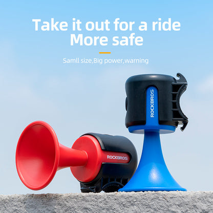 ROCKBROS Bicycle Bike Electronic Horn 120dB Cycling Bell Alarm Ring Waterproof