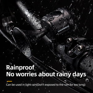 ROCKBROS Bicycle Bike Electronic Horn 120dB Cycling Bell Alarm Ring Waterproof