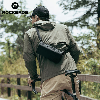 ROCKBROS Bicycle Front Handlebar Bag 1.5L Reflective MTB Road Bike Cycling Bag