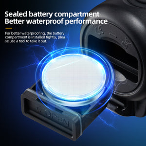 ROCKBROS Bicycle Bike Electronic Horn 120dB Cycling Bell Alarm Ring Waterproof