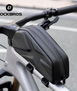 ROCKBROS Bicycle Bike Top Tube Frame Bag 1.4L Cycling Waterproof Hard Shell