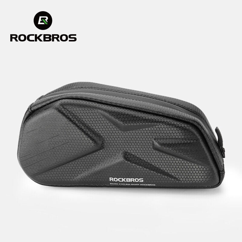 ROCKBROS Bicycle Bike Top Tube Frame Bag 1.4L Cycling Waterproof Hard Shell
