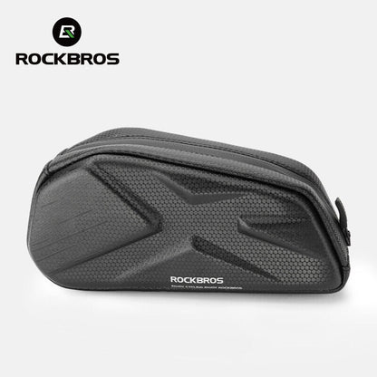 ROCKBROS Bicycle Bike Top Tube Frame Bag 1.4L Cycling Waterproof Hard Shell