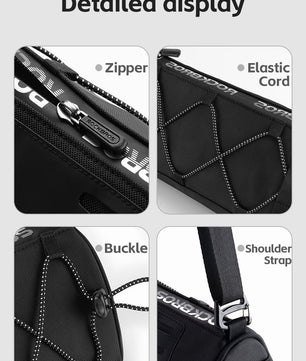 ROCKBROS Bicycle Front Handlebar Bag 1.5L Reflective MTB Road Bike Cycling Bag