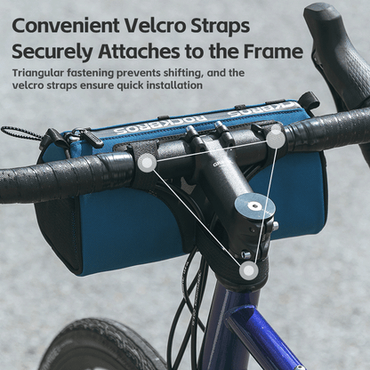 ROCKBROS Bicycle Front Handlebar Bag 1.5L Reflective MTB Road Bike Cycling Bag