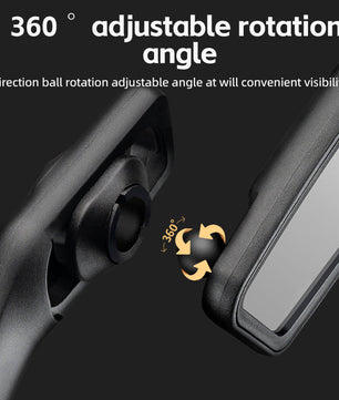 ROCKBROS Bicycle Cycling Rearview Mirror 360° Rotatable Bike Handlebar Mirror