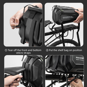 ROCKBROS Hard Shell Bike Trunk Bag