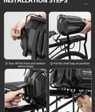 ROCKBROS Hard Shell Bike Trunk Bag