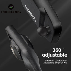 ROCKBROS Bicycle Cycling Rearview Mirror 360° Rotatable Bike Handlebar Mirror