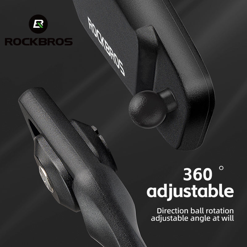 ROCKBROS Bicycle Cycling Rearview Mirror 360° Rotatable Bike Handlebar Mirror