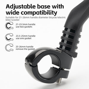 ROCKBROS Bicycle Cycling Rearview Mirror 360° Rotatable Bike Handlebar Mirror