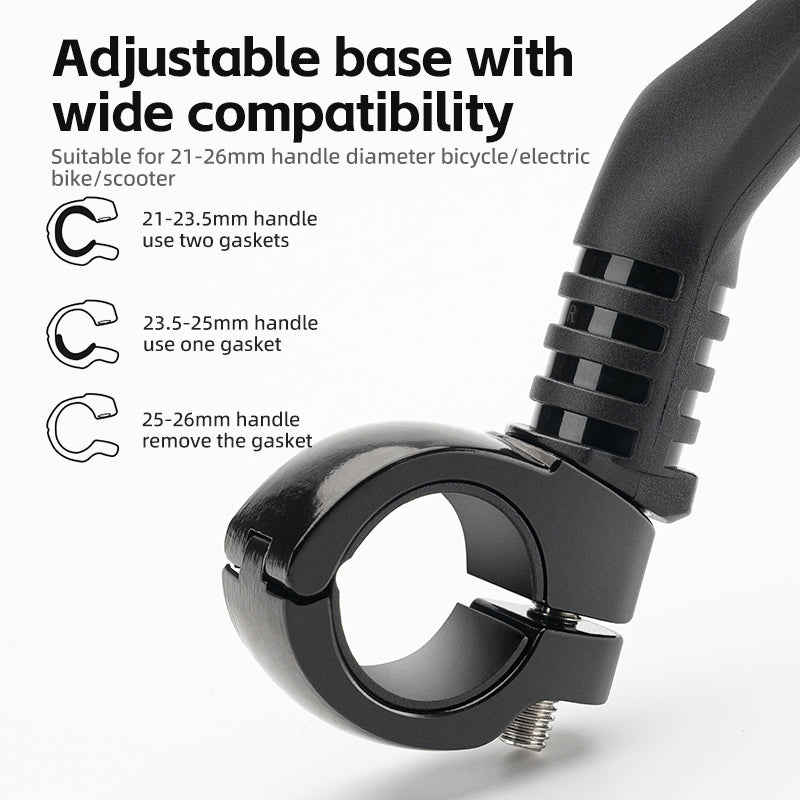 ROCKBROS Bicycle Cycling Rearview Mirror 360° Rotatable Bike Handlebar Mirror