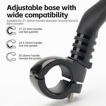 ROCKBROS Bicycle Cycling Rearview Mirror 360° Rotatable Bike Handlebar Mirror