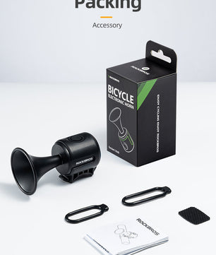 ROCKBROS Bicycle Bike Electronic Horn 120dB Cycling Bell Alarm Ring Waterproof