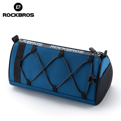 ROCKBROS Bicycle Front Handlebar Bag 1.5L Reflective MTB Road Bike Cycling Bag