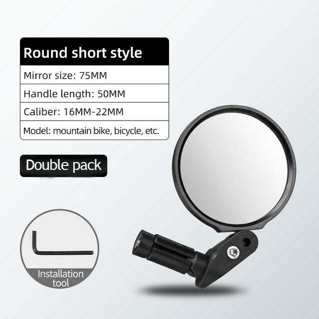 ROCKBROS Bicycle Bike Bar End Mirror Cycling Rearview