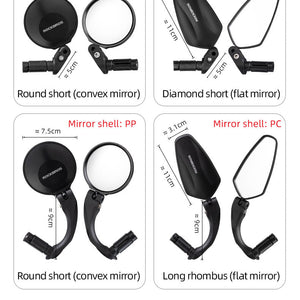 ROCKBROS Bicycle Bike Bar End Mirror Cycling Rearview