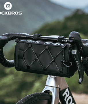 ROCKBROS Bicycle Front Handlebar Bag 1.5L Reflective MTB Road Bike Cycling Bag
