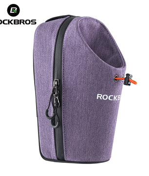 ROCKBROS Bicycle Handlebar Bag 1.5L Water Bottle Bag Folding Bike Front Bag