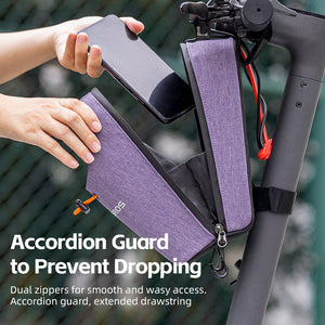 ROCKBROS Bicycle Handlebar Bag 1.5L Water Bottle Bag Folding Bike Front Bag