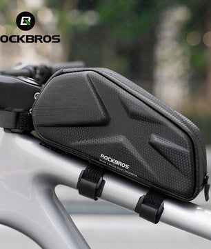 ROCKBROS Bicycle Bike Top Tube Frame Bag 1.4L Cycling Waterproof Hard Shell