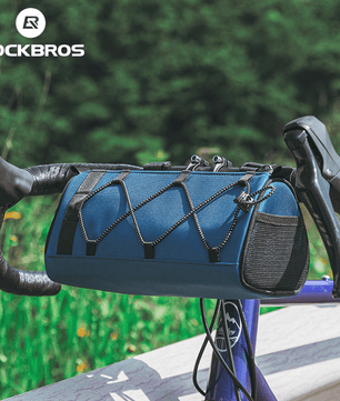 ROCKBROS Bicycle Front Handlebar Bag 1.5L Reflective MTB Road Bike Cycling Bag