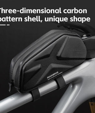 ROCKBROS Bicycle Bike Top Tube Frame Bag 1.4L Cycling Waterproof Hard Shell