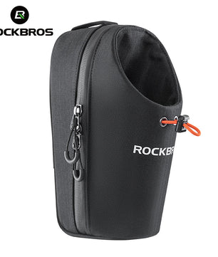ROCKBROS Bicycle Handlebar Bag 1.5L Water Bottle Bag Folding Bike Front Bag