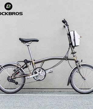 ROCKBROS Bicycle Handlebar Bag 1.5L Water Bottle Bag Folding Bike Front Bag