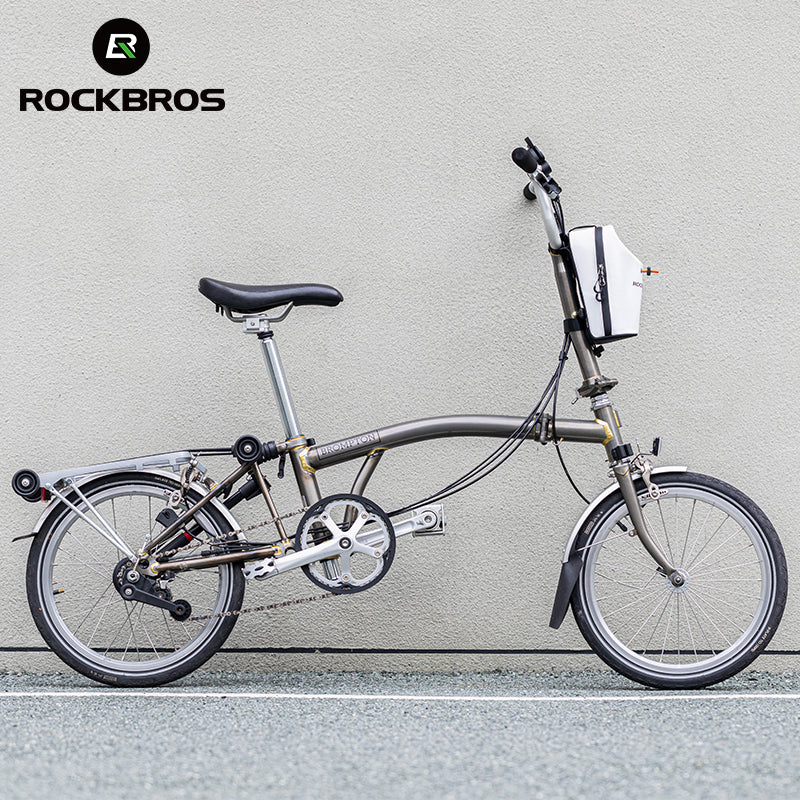 ROCKBROS Bicycle Handlebar Bag 1.5L Water Bottle Bag Folding Bike Front Bag