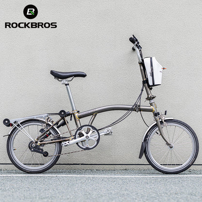 ROCKBROS Bicycle Handlebar Bag 1.5L Water Bottle Bag Folding Bike Front Bag