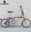 ROCKBROS Bicycle Handlebar Bag 1.5L Water Bottle Bag Folding Bike Front Bag
