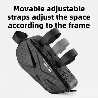 ROCKBROS Bicycle Bike Top Tube Frame Bag 1.4L Cycling Waterproof Hard Shell