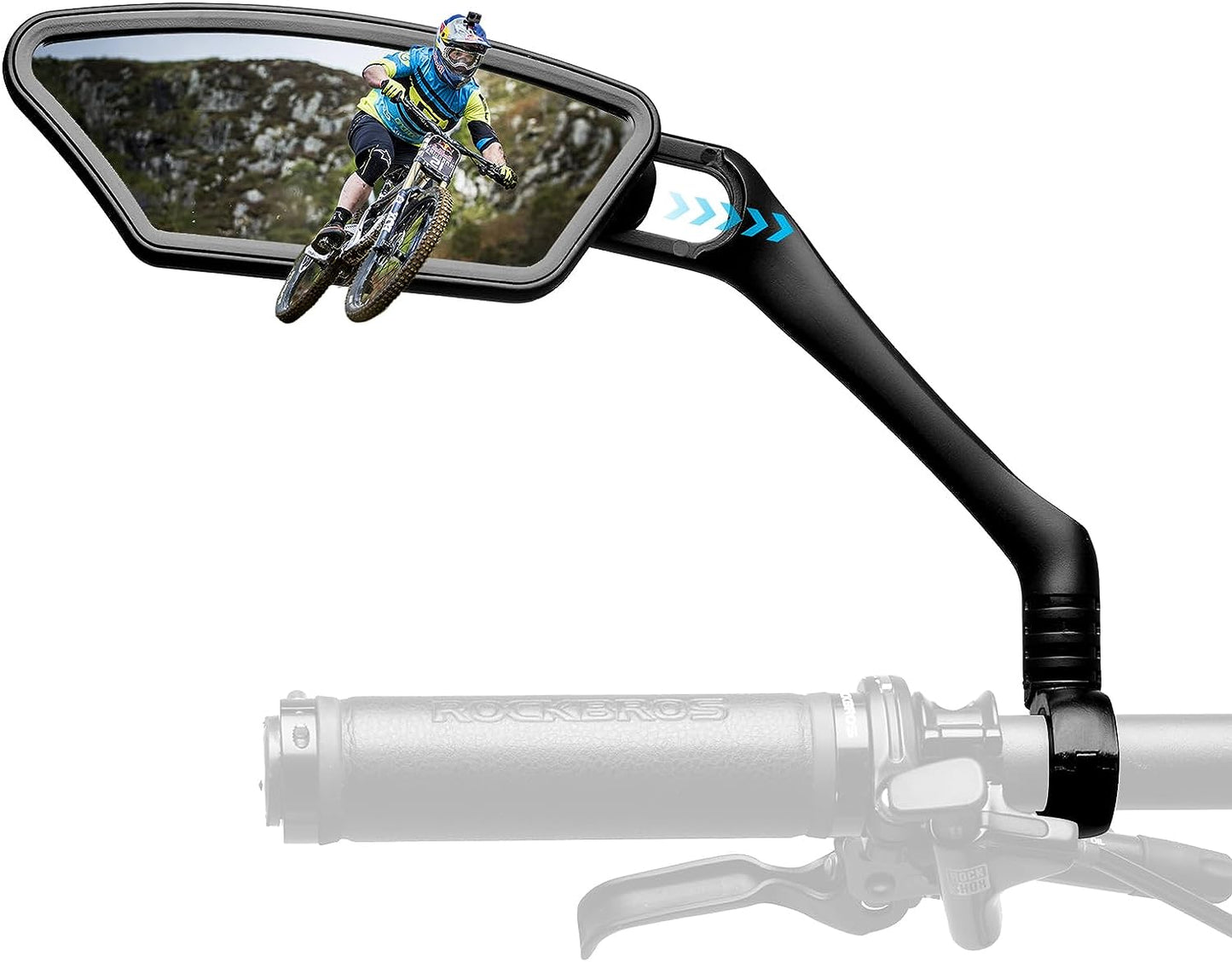 ROCKBROS Bicycle Cycling Rearview Mirror 360° Rotatable Bike Handlebar Mirror