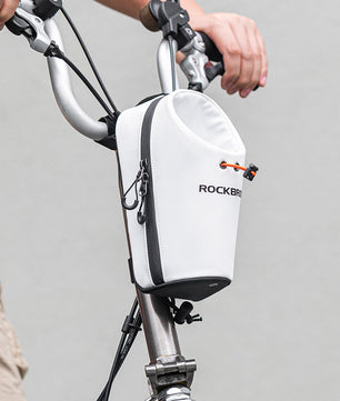 ROCKBROS Bicycle Handlebar Bag 1.5L Water Bottle Bag Folding Bike Front Bag