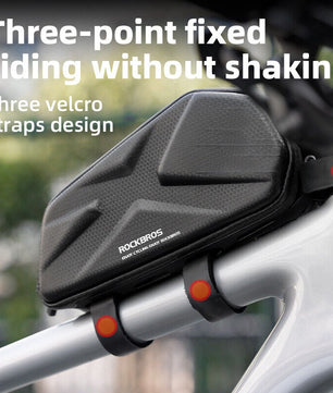 ROCKBROS Bicycle Bike Top Tube Frame Bag 1.4L Cycling Waterproof Hard Shell
