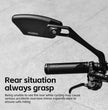 ROCKBROS Bicycle Cycling Rearview Mirror 360° Rotatable Bike Handlebar Mirror