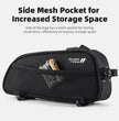 ROCKBROS Bicycle Top Tube Bag 1.3L Mountain Road Bike Frame Bag Reflective