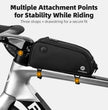 ROCKBROS Bicycle Top Tube Bag 1.3L Mountain Road Bike Frame Bag Reflective