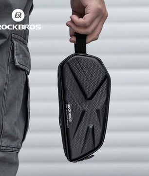 ROCKBROS Bicycle Bike Top Tube Frame Bag 1.4L Cycling Waterproof Hard Shell