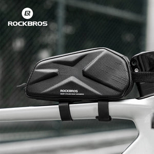 ROCKBROS Bicycle Bike Top Tube Frame Bag 1.4L Cycling Waterproof Hard Shell