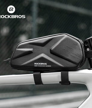 ROCKBROS Bicycle Bike Top Tube Frame Bag 1.4L Cycling Waterproof Hard Shell