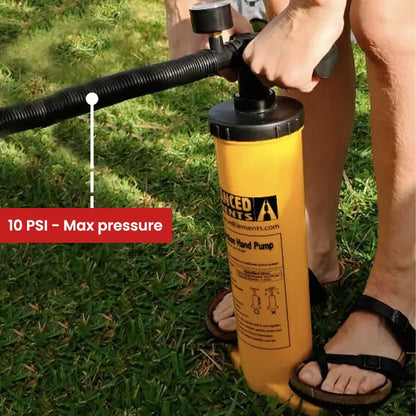 Double Action Hand Pump with Gauge