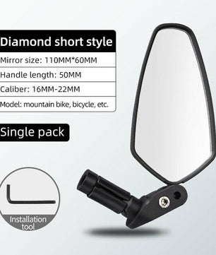 ROCKBROS Bicycle Bike Bar End Mirror Cycling Rearview